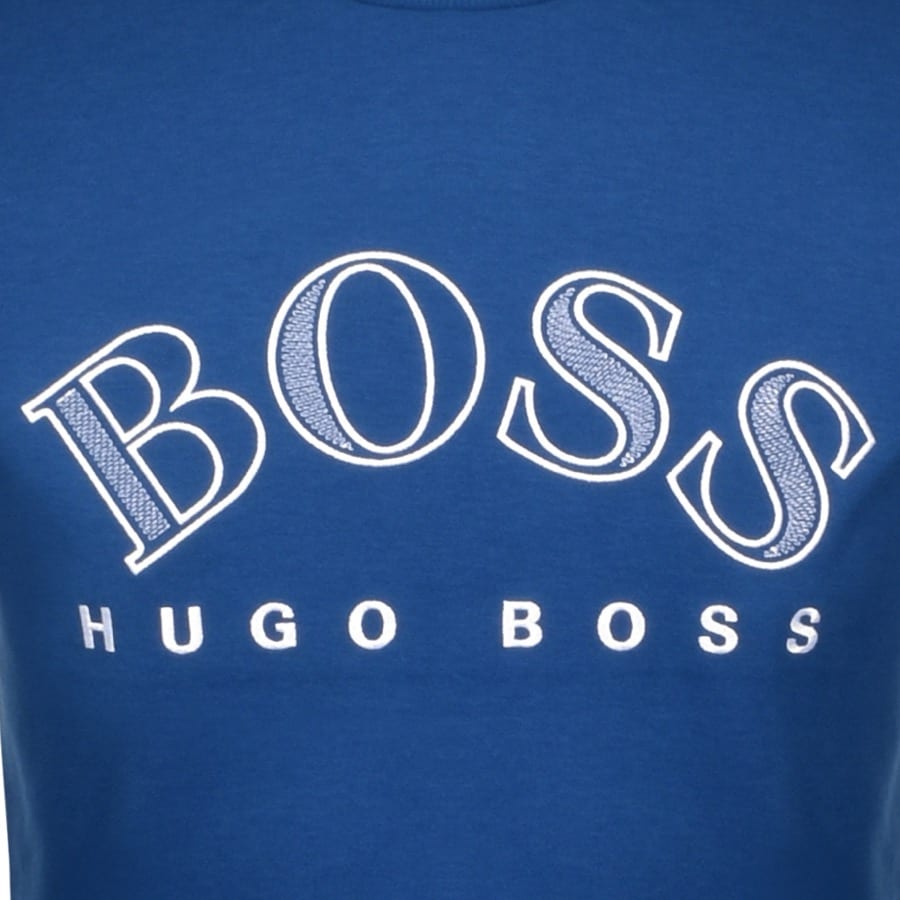 Alternative Image for ProductBOSS Athleisure Salbo Circle Sweatshirt Blue3